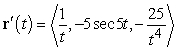 <strong>Find the derivative of the given vector-valued function. </strong> A) B) C) D)
