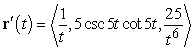 <strong>Find the derivative of the given vector-valued function. </strong> A) B) C) D)