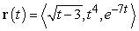 <strong>Find the derivative of the given vector-valued function. </strong> A) B) C) D)