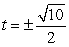 <strong>Find t such that and are perpendicular. </strong> A) B) t = 0 C) D) The vectors and are not perpendicular for any value of t.