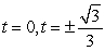 <strong>Find all values of t such that is parallel to the xy-plane. </strong> A) B) C) D)