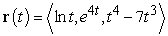 <strong>Find all values of t such that is parallel to the xy-plane. </strong> A) B) C) D) is not parallel to the xy-plane for any real value of t