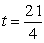 <strong>Find all values of t such that is parallel to the xy-plane. </strong> A) B) C) D) is not parallel to the xy-plane for any real value of t