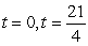 <strong>Find all values of t such that is parallel to the xy-plane. </strong> A) B) C) D) is not parallel to the xy-plane for any real value of t