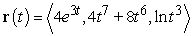 <strong>Find the velocity function for the given position function. </strong> A) B) C) D)