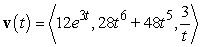 <strong>Find the velocity function for the given position function. </strong> A) B) C) D)