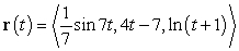 <strong>Find the position function from the given velocity function. </strong> A) B) C) D)