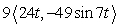 <strong>Find the force acting on an object of mass 9 kg with the given position function (in meters and seconds). </strong> A) B) C) D)