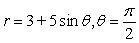 <strong>Find the curvature of the polar curve at the indicated point. </strong> A) B) C) D)