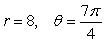 <strong>Find the vector with the given polar form. </strong> A) B) C) D)