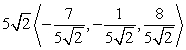<strong>Write the given vector as the product of its magnitude and a unit vector. (Write the unit vector so that it is in the same direction as the given vector. This means that the signs of the components of the unit vector should be the same as the signs of the corresponding components of the given vector.) </strong> A) B) C) D)
