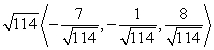 <strong>Write the given vector as the product of its magnitude and a unit vector. (Write the unit vector so that it is in the same direction as the given vector. This means that the signs of the components of the unit vector should be the same as the signs of the corresponding components of the given vector.) </strong> A) B) C) D)