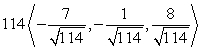 <strong>Write the given vector as the product of its magnitude and a unit vector. (Write the unit vector so that it is in the same direction as the given vector. This means that the signs of the components of the unit vector should be the same as the signs of the corresponding components of the given vector.) </strong> A) B) C) D)