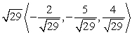 <strong>Write the given vector as the product of its magnitude and a unit vector. (Write the unit vector so that it is in the same direction as the given vector. This means that the signs of the components of the unit vector should be the same as the signs of the corresponding components of the given vector.) From to </strong> A) B) C) D)