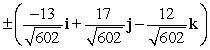 <strong>Find two unit vectors orthogonal to the two given vectors. </strong> A) B) C) D)