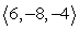 <strong>Find the indicated volume. Volume of the parallelpiped with three adjacent edges formed by , , and </strong> A) 232 B) C) D) 312