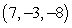Find parametric equations of the line through parallel to .