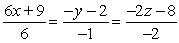 <strong>Find symmetric equations of the line through and parallel to .</strong> A) B) C) D)