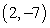Find parametric equations describing the given curve. The line segment from to
