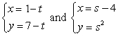 <strong>Find all points of intersection of the two curves. </strong> A) B) C) D)