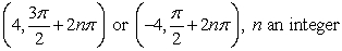 <strong>Find all polar coordinate representations of the given rectangular point. </strong> A) B) C) D)