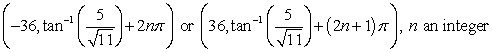 <strong>Find all polar coordinate representations of the given rectangular point. </strong> A) B) C) D)