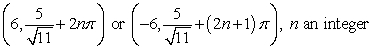 <strong>Find all polar coordinate representations of the given rectangular point. </strong> A) B) C) D)
