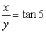 <strong>Find a corresponding x-y equation. r = 5</strong> A) B) x<sup>2</sup> + y<sup>2</sup> = 25 C) D) x<sup>2</sup> + y<sup>2</sup> = 5
