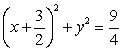 <strong>Find a corresponding x-y equation. </strong> A) B) C) x = 3 D) x<sup>2</sup> + y<sup>2</sup> = 3
