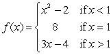 <strong>Explain why the function fails to be continuous at by indicating which of the conditions in the definition of continuity are not met. </strong> A) exists but does not exist B) exists but does not exist C) neither nor exist D) exists and exists but