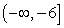 <strong>Determine the intervals where f is continuous. </strong> A) B) C) D)