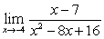<strong>Determine the limit. Answer with a number, , or that the limit does not exist.</strong> A) B) 0 C) D) E) The limit does not exist.