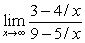 <strong>Determine the limit (answer as appropriate, with a number, or does not exist). </strong> A) B) C) D) E) does not exist