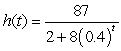 Suppose the length of an animal t days after birth is given by h(t). mm What is the eventual length of the animal (i.e., h(t) as )?