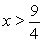 <strong>Solve the inequality. </strong> A) ( \phi ) B) x < -5 C) D) all reals