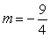 <strong>Find the slope m of the line through the given points. A (-4, 5) and B (-8, -4)</strong> A) B) C) D)