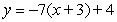 <strong>Find an equation of the line through the point and parallel to the line .</strong> A) B) C) D)