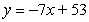 <strong>Find an equation of the line through the point and parallel to the line .</strong> A) B) C) D)