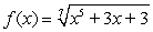 <strong>Identify the given function as polynomial, rational, both or neither. </strong> A) polynomial, but not rational B) rational, but not polynomial C) both polynomial and rational D) neither polynomial nor rational