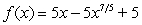 <strong>Identify the given function as polynomial, rational, both or neither. </strong> A) polynomial, but not rational B) rational, but not polynomial C) both polynomial and rational D) neither polynomial nor rational