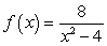 <strong>Graph the following function and describe all intercepts. </strong> A) no x-intercepts Y-intercept: (0, -2) B) x-intercepts: , No y-intercepts C) no x-intercepts Y-intercept: (0, 2) D) x-intercepts: , No y-intercept