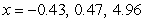 <strong>Use a graphing utility to estimate all zeros. Round answers to the nearest hundredth. </strong> A) B) C) D) no real zeros
