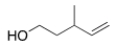 <strong>What is the IUPAC of the following compound? </strong> A) 5-Hydroxy-3-methyl-1-pentene B) 3-Methyl-5-penten-1-ol C) 3-Methyl-1-penten-5-ol D) 3-Methyl-4-penten-1-ol