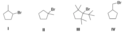 Which of the following is the most reactive substrate in an E1 reaction?