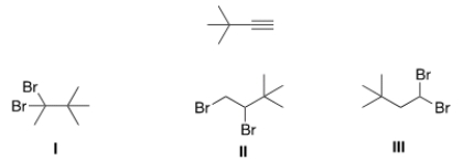 Which of the following is the dihalide that can be used to prepare the alkyne below?