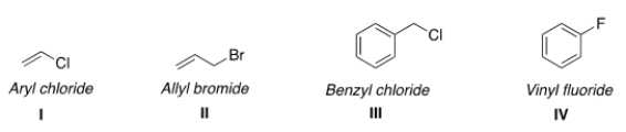 <strong>Which of the following structures have the correct common name? </strong> A) I and II B) II and IV C) II and III D) III and IV