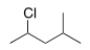 <strong>What is the IUPAC name of the following compound? </strong> A) 2-Methyl-4-chloropentane B) 2-Chloro-4-methylpentane C) 2-Chloro-1-isopropylpropane D) 2-Chloro-2-methylpentane