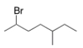 <strong>What is the IUPAC name of the following compound? </strong> A) 2-Bromo-5-methyloctane B) 2-Bromo-3-methylheptane C) 2-Bromo-5-methylheptane D) 6-Bromo-3-methylheptane