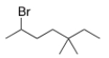 <strong>What is the IUPAC name of the following compound? </strong> A) 2-Bromo-5,5-dimethylheptane B) 3,3-Dimethyl-6-bromoheptane C) 6-Bromo-3,3-dimethylheptane D) 2-Bromo-5,5-dimethyloctane
