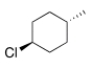 <strong>What is the IUPAC name of the following compound? </strong> A) trans-4-Methylcyclohexyl chloride B) trans-p-Chloromethylcyclohexane C) trans-4-Methyl-1-chlorocyclohexane D) trans-1-Chloro-4-methylcyclohexane